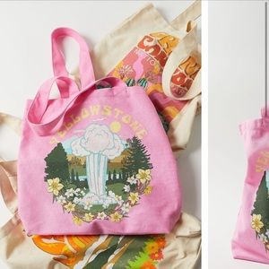 2for$20 Yellowstone national park graphic tote bag